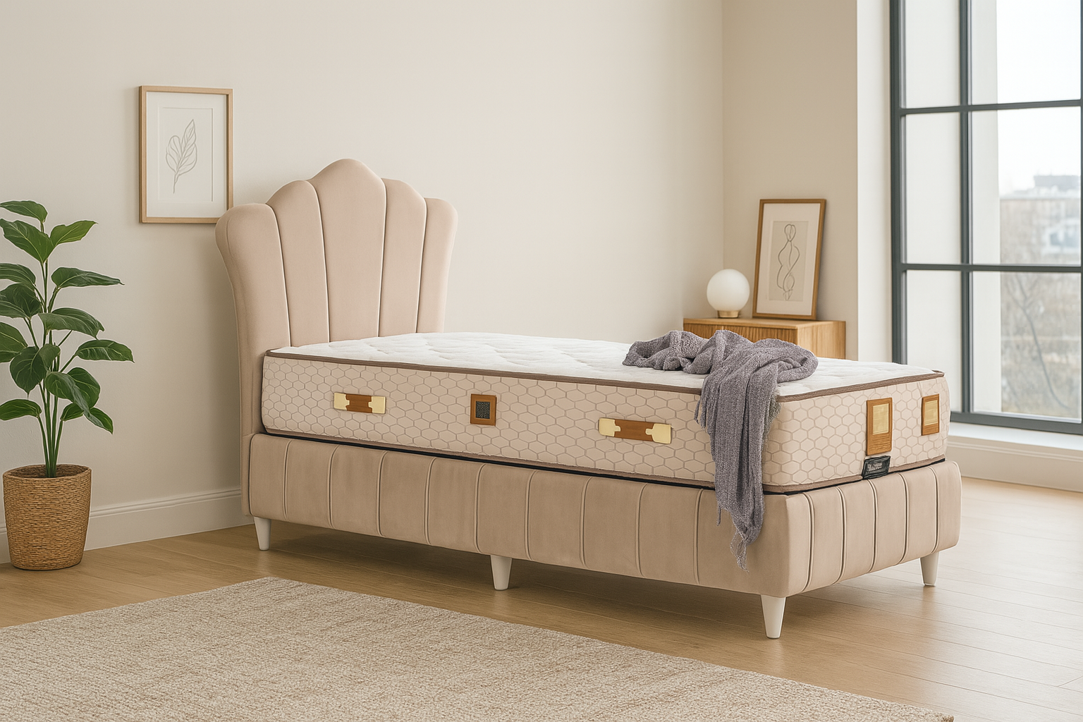 BEGONVİL BAZA BAŞLIK (90X190)