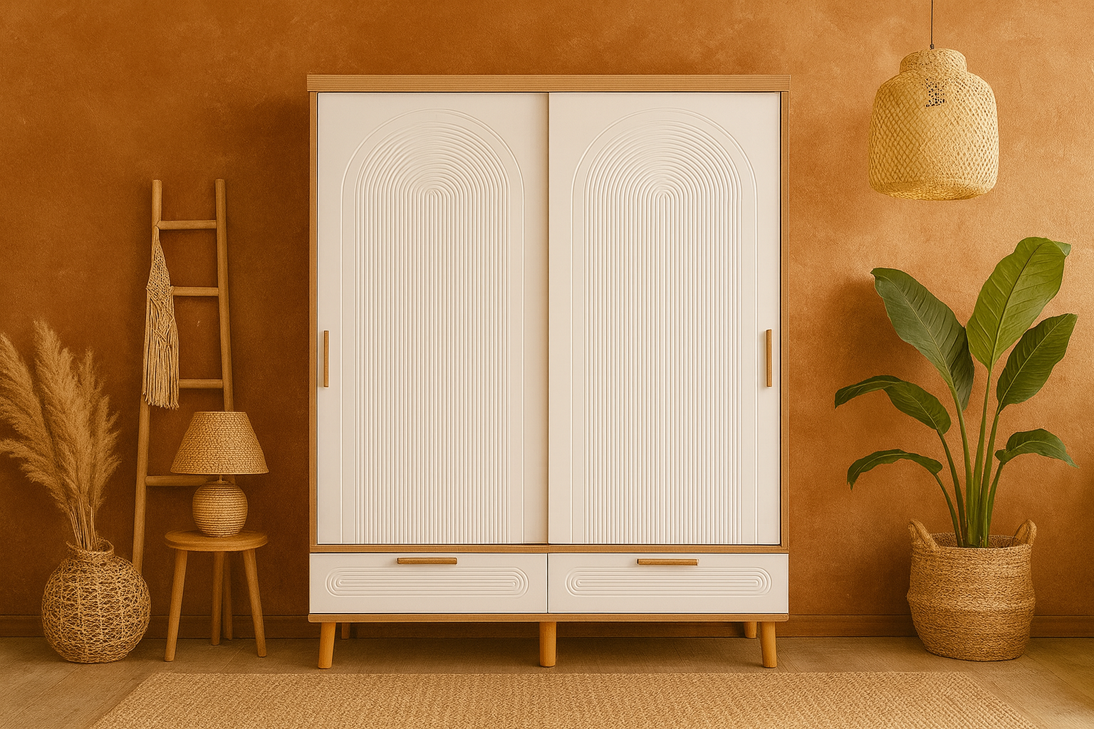 Bohem Sürgülü Dolap