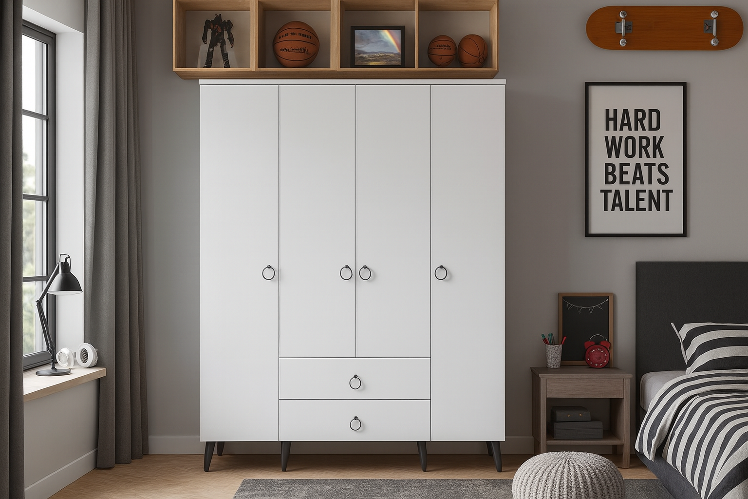 Nilay 4 Kapılı Dolap