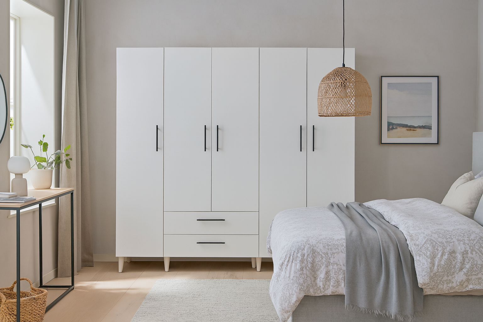 Nilay 5 Kapılı Dolap