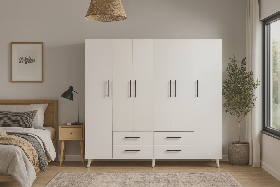 Nilay 6 Kapılı Dolap