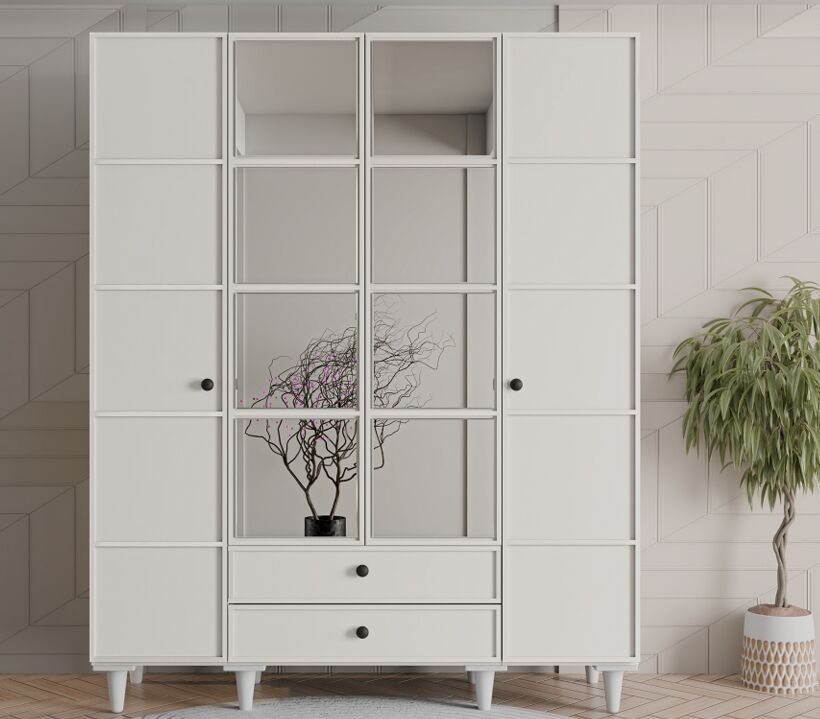 PIANO BEYAZ 4 KAPAKLI