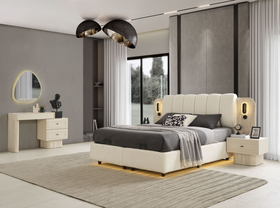 Heybeli yatak odası