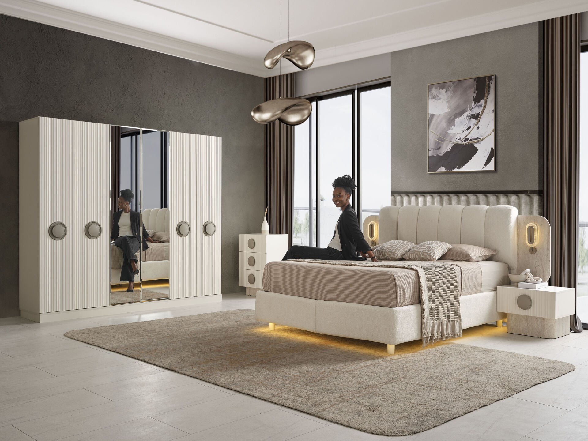 Segovia yatak odası